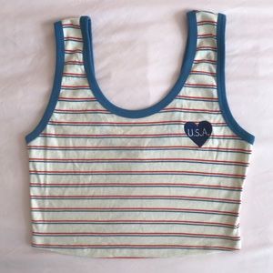 Billabong USA Cropped Tank